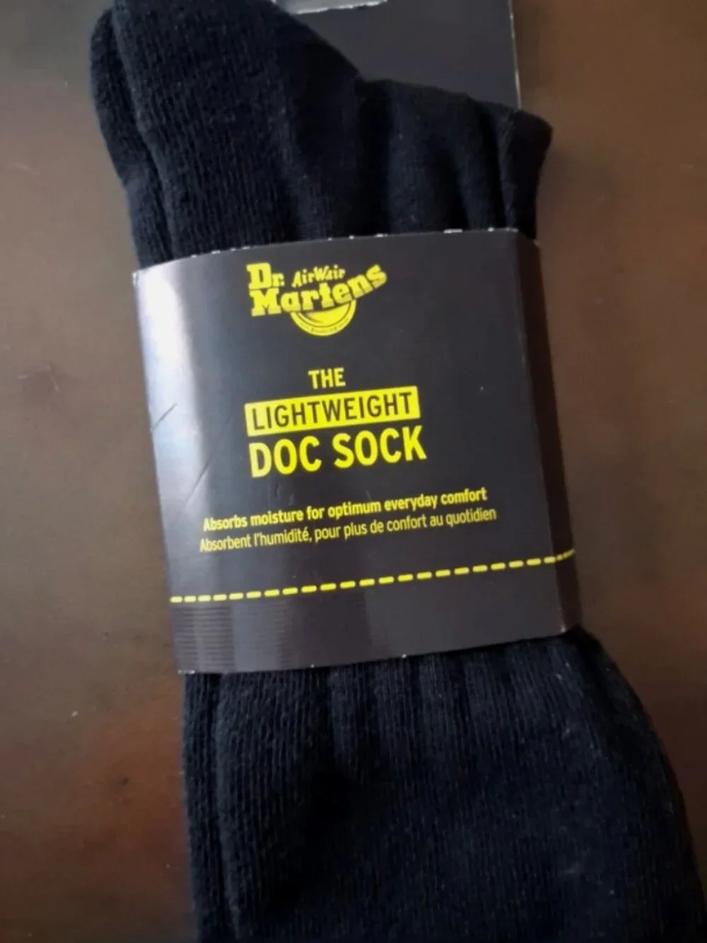 Dr. Martens The Lightweight Doc Sock M/L 9-14 Black The Lightweight Doc Sock